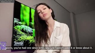 Porn massage in Russian with a cute brunette