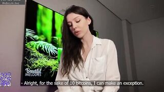 Porn massage in Russian with a cute brunette