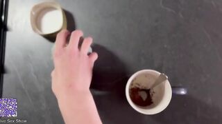 POV sex in Russian with a girl and a guy