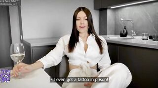 Russian girl sucks her stepbrother into porn