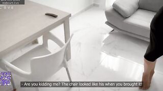 Porn in Russian where a cunning girl is fucked hard