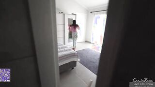 Immediately after sex with her stepson, the bitch fucks her husband