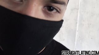 Shy Latino jock facialized after hardcore fucking for cash