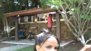 Mulata gostosa do rabão fudendo com o negão dotado