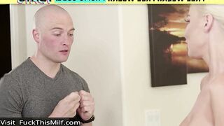 Aroused Hung Stud Caught His Smokin' Hot Busty Stepmom Undressing