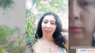 Mature-Mother Risque presentation at stripTango