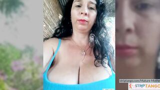 Mature-Mother Risque presentation at stripTango