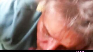 Granny Give a nice blowjob
