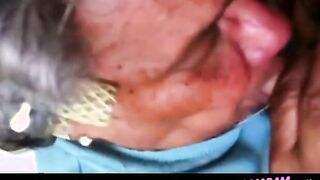 Granny Give a nice blowjob
