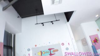 SWALLOWED Ivy Ireland's deepthroating desire