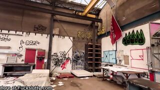 A goth cheats on her boyfriend and gets fucked by two black guys