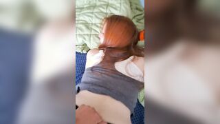 pantyfuck cum on face