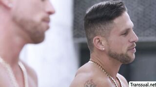 Slutty Tbabe rides and sucks brother-in-laws dick
