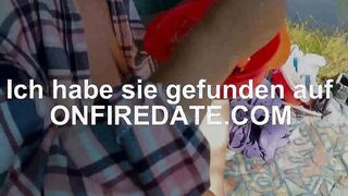 Beim Picknick die haarige Mose gestopft