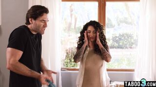 Exotic MILF wife lured into taboo fuck