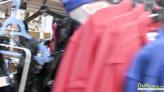 A visit to a sex shop by two busty lesbians