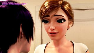 FUTANARI XXX Delivery ◈ SHEMALE on FEMALE 3D