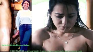 CIELO RIVEROS su primera lección de sexo.