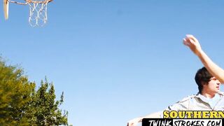 Thin man gets his companions dick somewhere within his throat