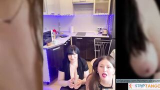 Women-pleasures Flirtatious act at stripTango