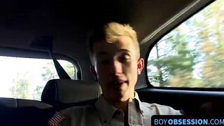 Tanner and Jason go on a blowjob and anal play camping trip