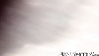 Japanese schoolgirls are peeing while voyeur films them