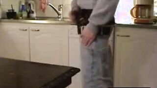 sagger boy cumming in the table