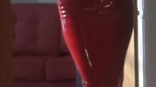 Lesbian mistress tortures and dildo fucks submissive