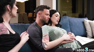 Guy fucking his coach next to his wife