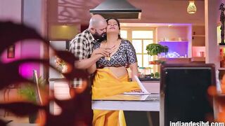 Big Boobs Malkin Sex with Ramu kaka