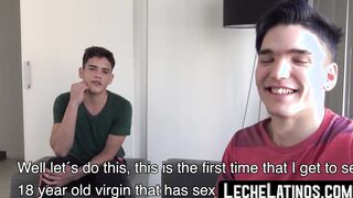 Latino twins engage in their first private gay encounter