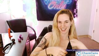 ScarletteMoonXO Salacious unveiling at CharmCams