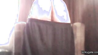 my angry wife hits my ass hard