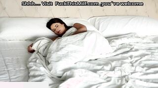 Sated Brunette Fucks Her Man Before He Leaves Work