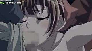 Amazing busty teen oral creampie