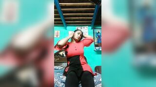 Desi aunty dress change