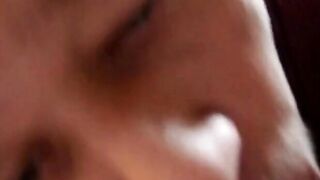 Begging to swallow cum - Swallows HUGE THICK load