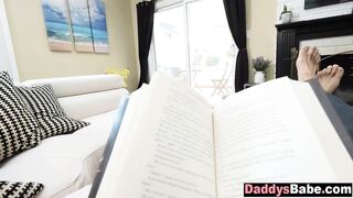 Lusty 18 year old begs her step-dad to bang her