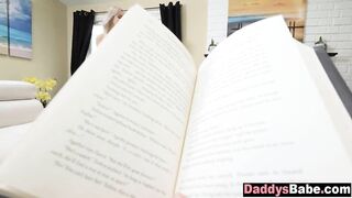 Lusty 18 year old begs her step-dad to bang her