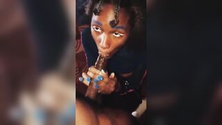 Ebony girls fellatio compilation