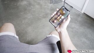 Pervy stepbrother confesses to his beauty stepsister Michelle