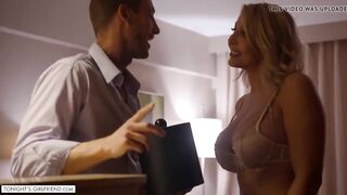 TonightsGirlfriend Sophia Deluxe gets client rough roll play