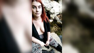 Ginger cougar has become a virgin big black cock whore