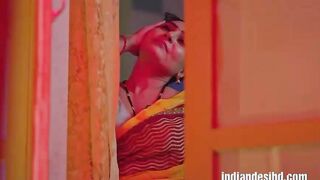 Merrid Bhabhi Hardcore Sex with Husbund Friend  in Badroom