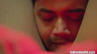 Merrid Bhabhi Hardcore Sex with Husbund Friend  in Badroom