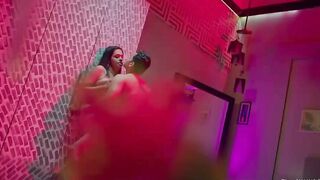 Merrid Bhabhi Hardcore Sex with Husbund Friend  in Badroom