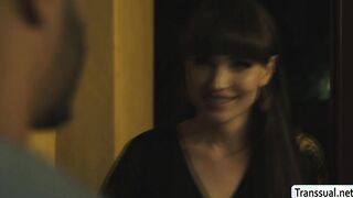 Trans beauty Natalie Mars analed by big black cock