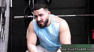 Mila Milkshake Loves Stretching Her Curvy Body And Shaking Her Luscious Ass At The Gy