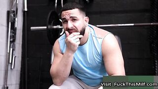 Mila Milkshake Loves Stretching Her Curvy Body And Shaking Her Luscious Ass At The Gy
