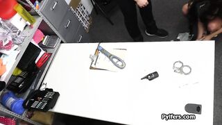 Busty Latina busted with stolen jewelry hidden in bra